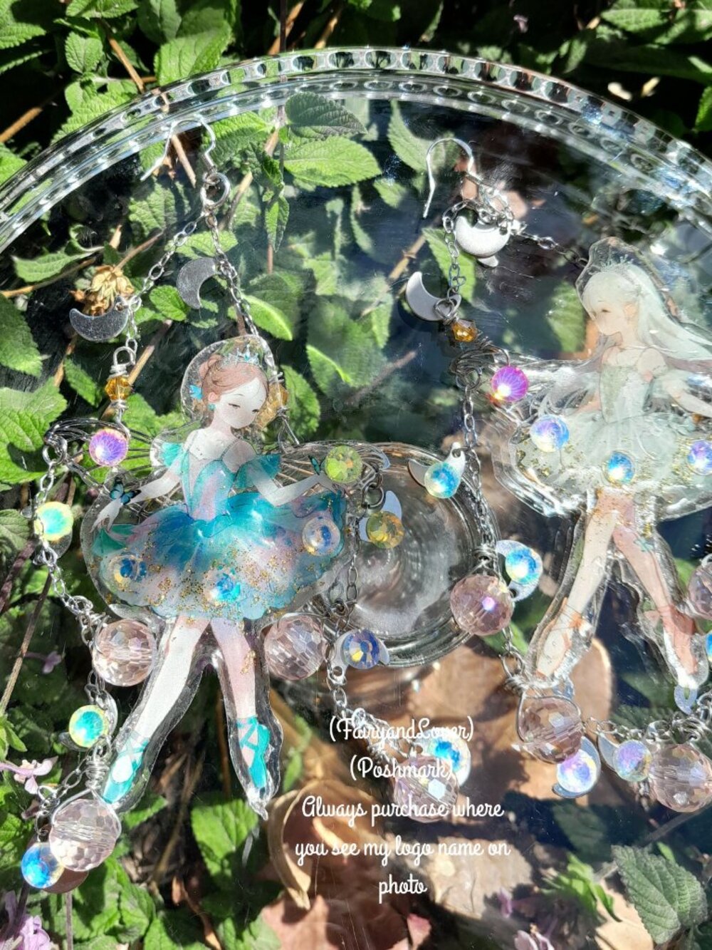 Dragonfly wing chandelier earrings, fairycore goddess gifts